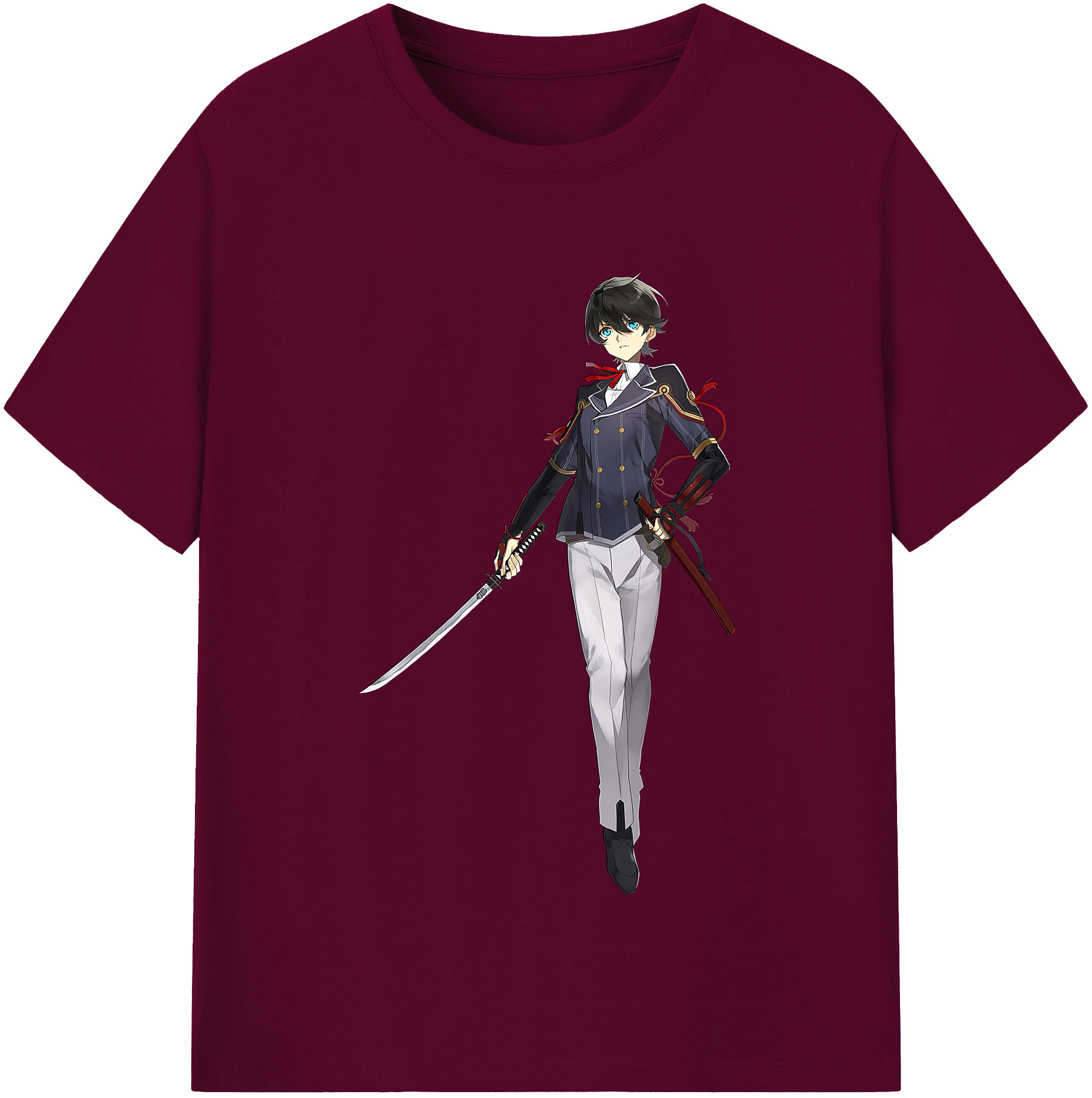 （画像用） 刀剣乱舞 Touken Ranbu レディースカジュアルプリントTシャツ（綿100％）